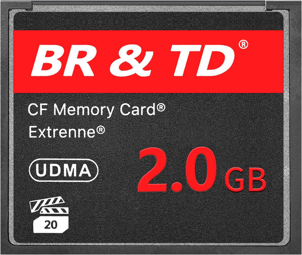 BR & TD Memory Card CF UDMA Speed Up to 60MB/s - SDCF-2GB-G2