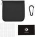 Memory Card Case, Fits up to 88x SD, Micro SD, CF, Holder with 88 Slots, Travel and Storage, Black
