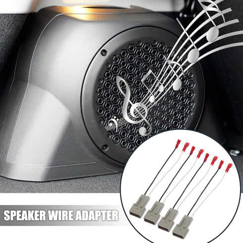 X AUTOHAUX 4pcs Car Speaker Connector Harness Adapter for Ford F-150 Ranger 1995-1997
