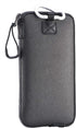 OneJoy Neoprene Phone Pouch, Lightweight Protective Cellphone Sleeve with Large Zipper Opening (Black)