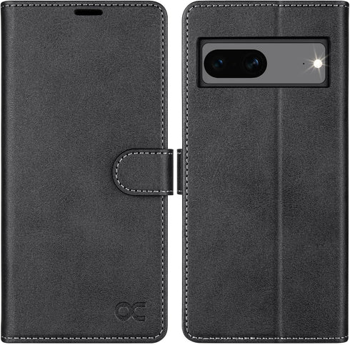 OCASE Google Pixel 8 Wallet Case, PU Leather Flip Folio Case with Card Holders, RFID Blocking, Shockproof TPU Inner