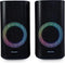 Verbatim RGB Gaming Stereo Desktop Speakers, Bluetooth 5.0, 3.5mm AUX-in Connection, Black