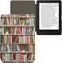 kwmobile Summer Case Compatible with Kobo Clara BW/Colour Case - eReader Cover - Library Blue/Green/Dark Pink