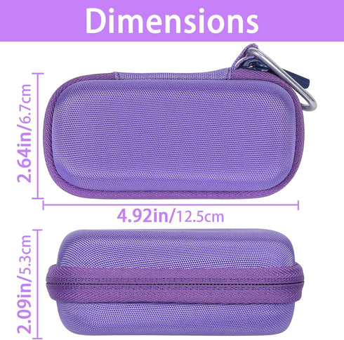 co2CREA Hard Case for Anker 621 Nano Power Bank 5,000mAh 12W Portable Charger, Purple Case