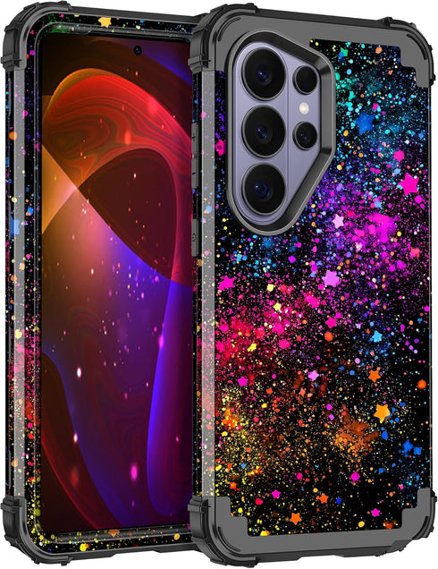 Miqala for Galaxy S26 Ultra Case,Glow in The Dark Three Layer Heavy Duty