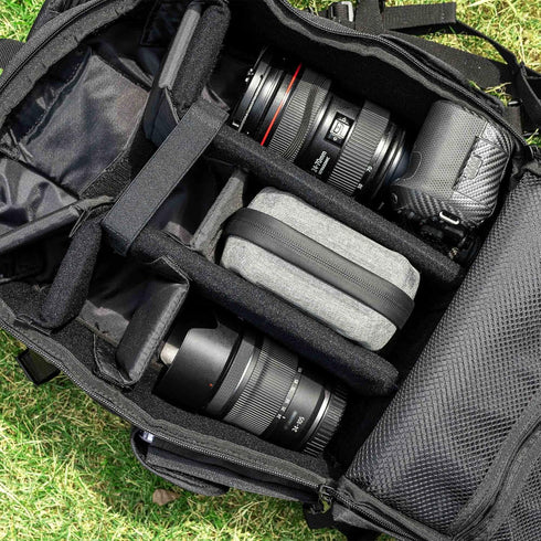 JJC Durable Lens Filter Pouch Case for 10 Circular Filters Up to 95mm, Dustproof & Water-Resistant Camera Lens Filter