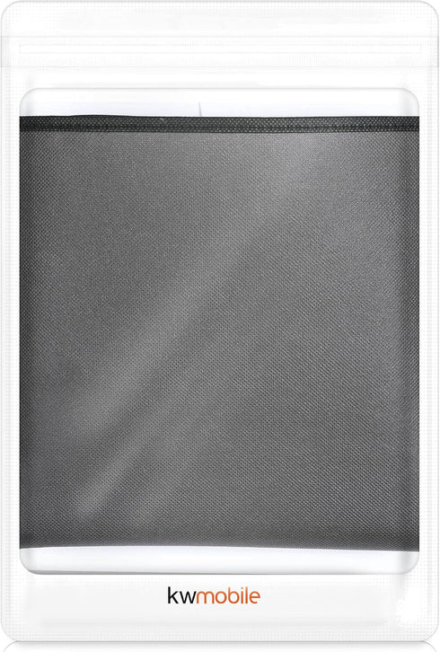 24-26" 3-IN-1 kwmobile Cover Compatible with monitor - Case with Storage for Mouse, Keyboard - Dark Grey