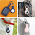 4 Pack IPX8 Waterproof AirTag Keychain, Soft Silicone Holder Case Key Ring for Luggage, Keys, Dog Collar