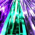 Teal Purple Tinsel Foil Fringe Curtains - Under The Sea Baby Shower Birthday Photo Backdrops, Wedding Summer Beach Pool