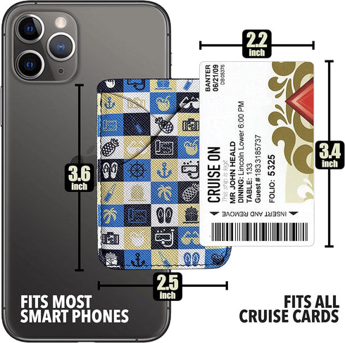 Cruise Card Holder Phone Pouch Wallet for Ship ID Key Cards - Essential for All Cruise Lines in 2024 & 2025