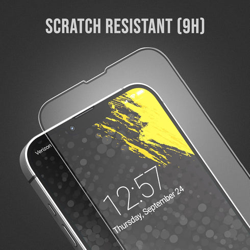Magglass Anti-Glare Matte Screen Protector for iPhone 14 - Full Coverage, Tempered Glass, Fingerprint/Smudge Proof.