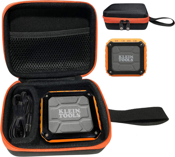 GETGEAR Wireless Speaker Case for Klein Tools AEPJS1, Customized Compartment for Speaker and Cord, Lightweight Case