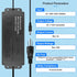 FancyWhoop 3V~24V 3A 72W 100V-240V 14 Universal Power Supply DC Power Supply Variable Universal Switching AC/DC