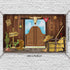 Western Party Decorations, 70.8 x 43.3 Inch Large Cowboy Backdrop, Rustic Wild West Theme Banner for Baby Shower Photo