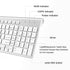 JOYACCESS J Wireless Keyboard, 2.4G Slim Compact Wireless Keyboard with Numeric Keypad for Laptop, MacBook Air, Apple,