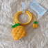 ZOSTLAND Yellow Fruit Pineapple 5 in 1 DIY 18W 20W Data Cable USB Charger Line Earphone Wire Saver for iPhone 11-15 Pro
