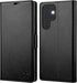OCASE Wallet Case for Galaxy S22 Ultra 5G, PU Leather Flip Folio with Card Holders, RFID Blocking, Black