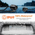 RAAYOO 170Wide IP69 18.5mm, 12V/24V, Backup Camera Flush Mount, Metal Housing View Angle Rear/Side/Front View Camera