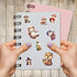 50 PCS Cute Otter Stickers, Waterproof Vinyl Decals for Water Bottles, Skateboard, Guitar, Phone Case for Kids Adults