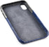 Dockem Wallet Case for iPhone X/XS (5.8"), Built-in Metal Plate for Magnetic Mounting, 2 Credit Card Holder Slots, Blue