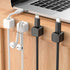 Picozon 12 Pack Magnetic Cable Clip Organizer, Adhesive Cord Holder for Phone, USB Charger, and Desktop Management