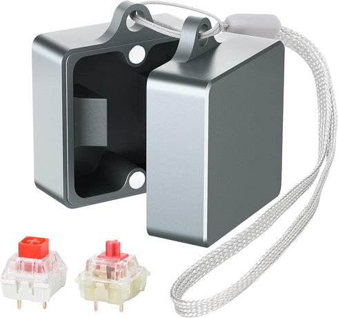 HONKID Switch Opener, Aluminum Keyboard Switch Opener for Cherry MX, Gateron, Kailh, Outemu, Akko, Panda Switches (Grey)