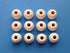 12 pcs (S) Small White Hybrid Replacement Set Earbuds, Eartips for Sony XBA, MDR, DR Series