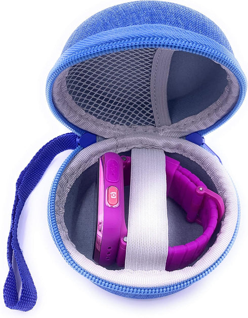 xcivi Carrying Case for VTech KidiZoom Smartwatch DX4, DX3, DX2, and Little Tikes Tobi Smart Watch (Blue)