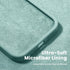 iPhone 11 Case with Square Edges, Camera Protection, Silicone Shockproof Cover with 2X Screen Protectors