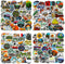 200 Pieces Vinyl Waterproof Wilderness Nature Stickers for Hiking Camping Travel Decals, Adventure Style