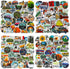 200 Pieces Vinyl Waterproof Wilderness Nature Stickers for Hiking Camping Travel Decals, Adventure Style