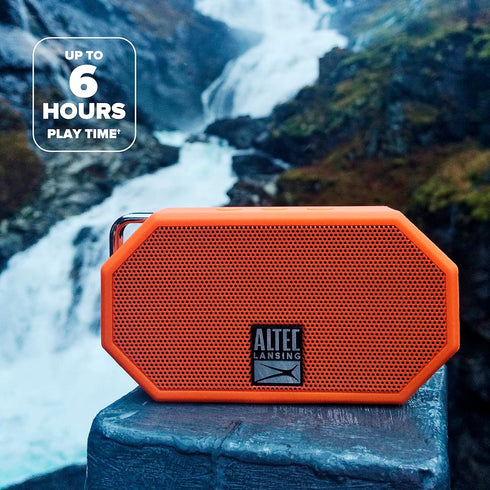 Altec Lansing Mini H2O, Waterproof Bluetooth Speaker, IP67 Certified, Floats in Water, Compact & Portable Speaker for