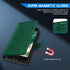 ZZXX Wallet Case for iPhone 7/8/SE 2022(2020), RFID Blocking, Card Slot, Kickstand, Magnetic Closure, Green