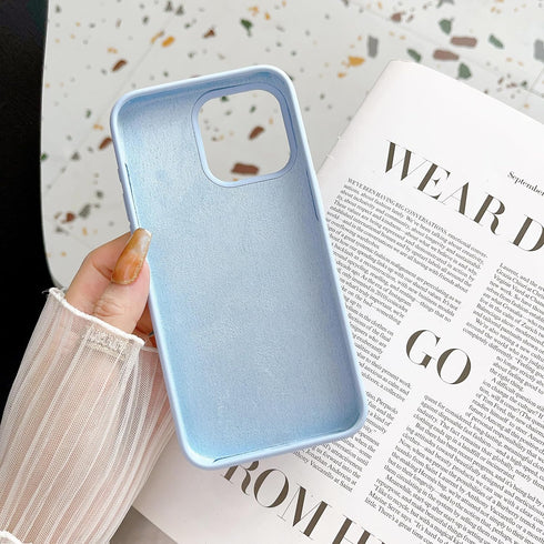 Jmltech Pink Silicone iPhone 15 Pro Case for Women, Girly Heart Design, Soft Anti-Scratch Microfiber Lining.
