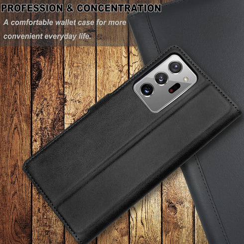 Galaxy Note 20 Ultra 5G Wallet Case, Flip Leather Slim Case with Card Holder for Samsung Galaxy Note 20