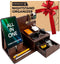 Nightstand Organizer- Bedside Docking Station for Men- Unique Gifts for Husband, Father