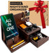 Nightstand Organizer- Bedside Docking Station for Men- Unique Gifts for Husband, Father