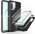 Note 10 Plus Case with Self Healing Flexible TPU Film and Camera Lens Protective Film, YmhxcY Heavy Protection Cover