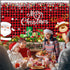 Irenare Christmas Banner Backdrop, Merry Christmas Banner for Indoor Holiday Party Photo Booth Decor, 72.8 X 43.3 Inch