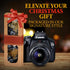 Art Tribute Vintage Camera Strap for All DSLR and Mirrorless Cameras, Black Crane Gold Foil Design