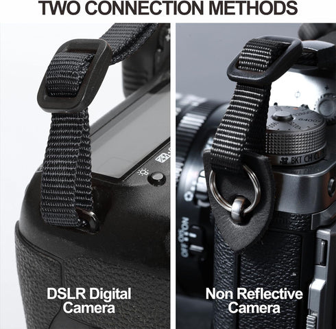 Padwa Lifestyle Camera Strap - 2" Retro Jacquard Embroidery Adjustable Strap for DSLR/SLR Cameras (White)
