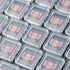 Chocfox Keycaps Low Profile PBT Keycaps for Kailh Chocolate Switch Mechanical Keyboard (Frosted Transparent White,