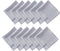 Wisdompro 12-Pack Microfiber Cleaning Cloth, 6 x 6 Inches for Camera, Glass, Cell Phone, and More
