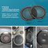 6.5 Inch Metal Mesh Round Speaker Grill Cover, Universal Decorative for Car Speaker Mounting, 8PCS Screws