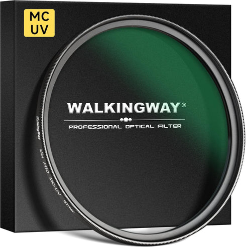 Walking Way 58MM MC UV Lens Protection Filter, Slim HD Optical Glass, Water Repellent, Scratch Resistant