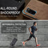 Kowauri Galaxy S20 FE 5G Leather Wallet Case - Classic Design with Magnetic Closure Flip Fold and Card Slot (Black)