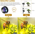 Phone Camera Lens - Upgraded 3 in 1 Kit: Fisheye, Macro, Wide Angle