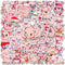 50 PCS Pig Stickers, Waterproof Decal Vinyl Cute Animal Kawaii Cartoon Pink Piggy Sticker Decoration for Water Bottles,