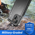 SPORTLINK Waterproof Case for iPhone 14, Full Body Heavy Duty Protection, Full Sealed Cover, Shockproof Dustproof