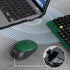 UBOTIE Colorful Wireless Computer Keyboards Mouse Combos, Retro PC Keyboards with Optical Mouse (Green-Black)